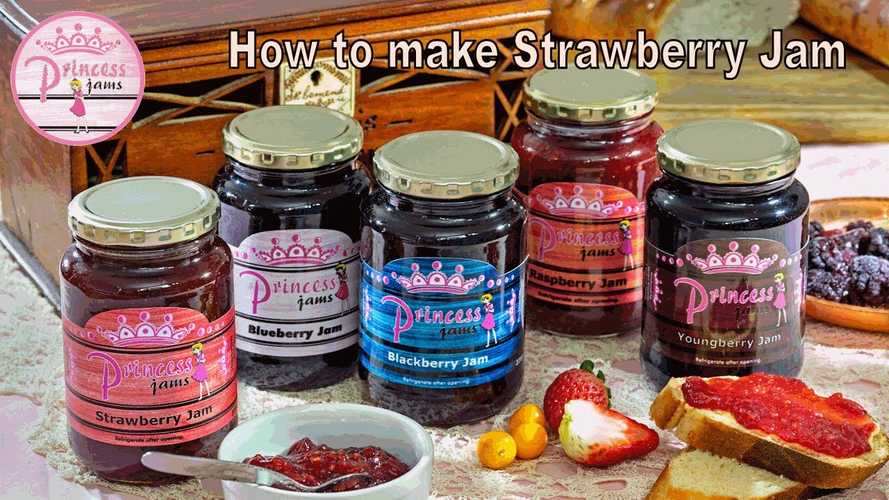 Making Strawberry Jam with left over strawberries.