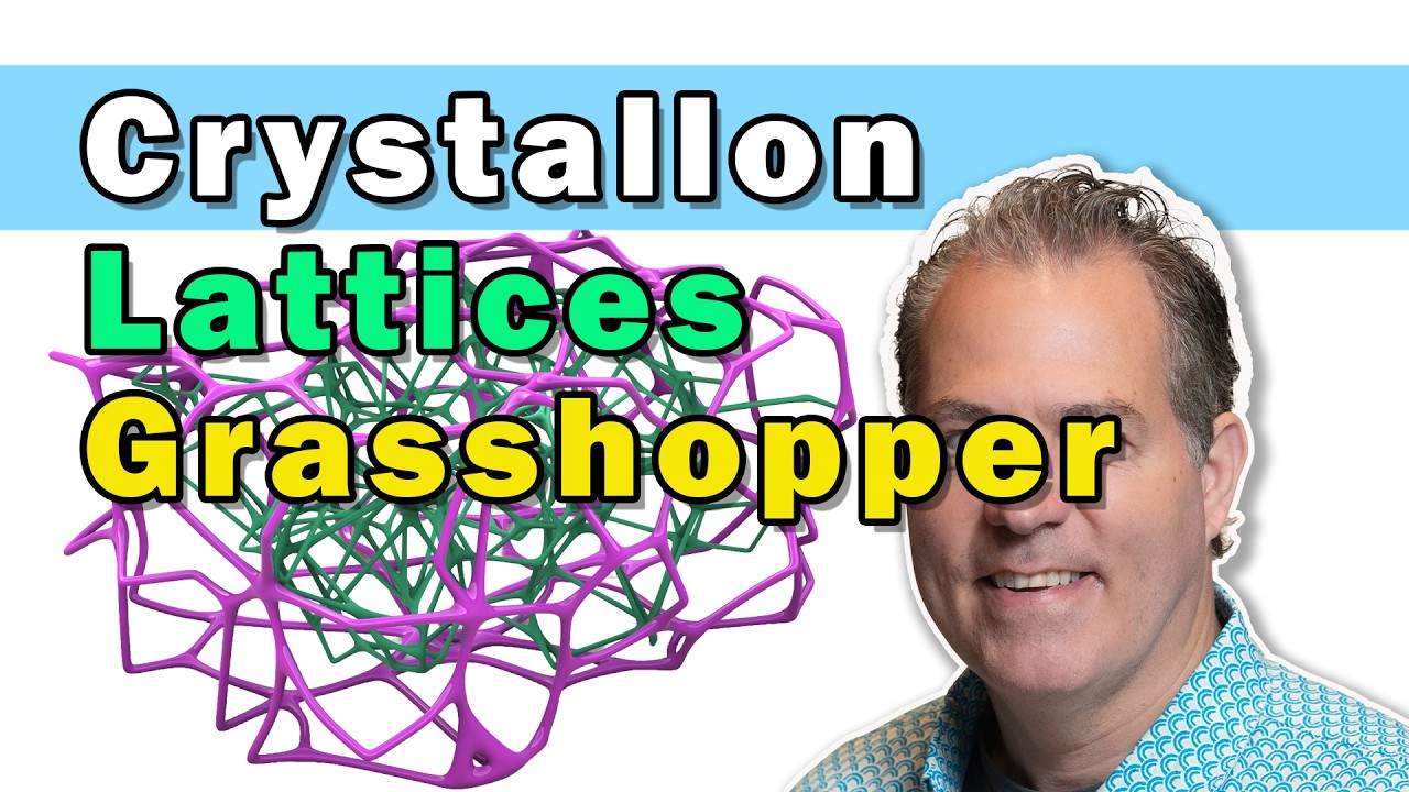 Create Lattice Structures with meshes in Crystallon for Grasshopper
