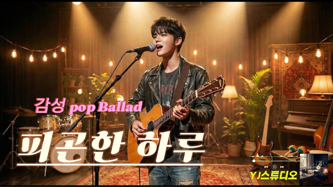 감성 팝 발라드 🎵 피곤한 하루 🎸1시간연속듣기 🎹  A tiring day kpop 🎧 Emotional Pop Ballad