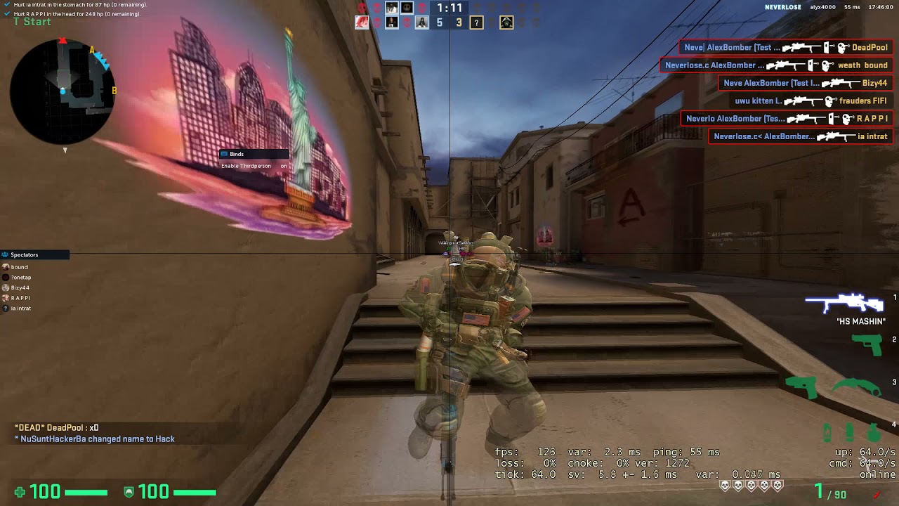 hvh highlights ft. neverlose.cc v2