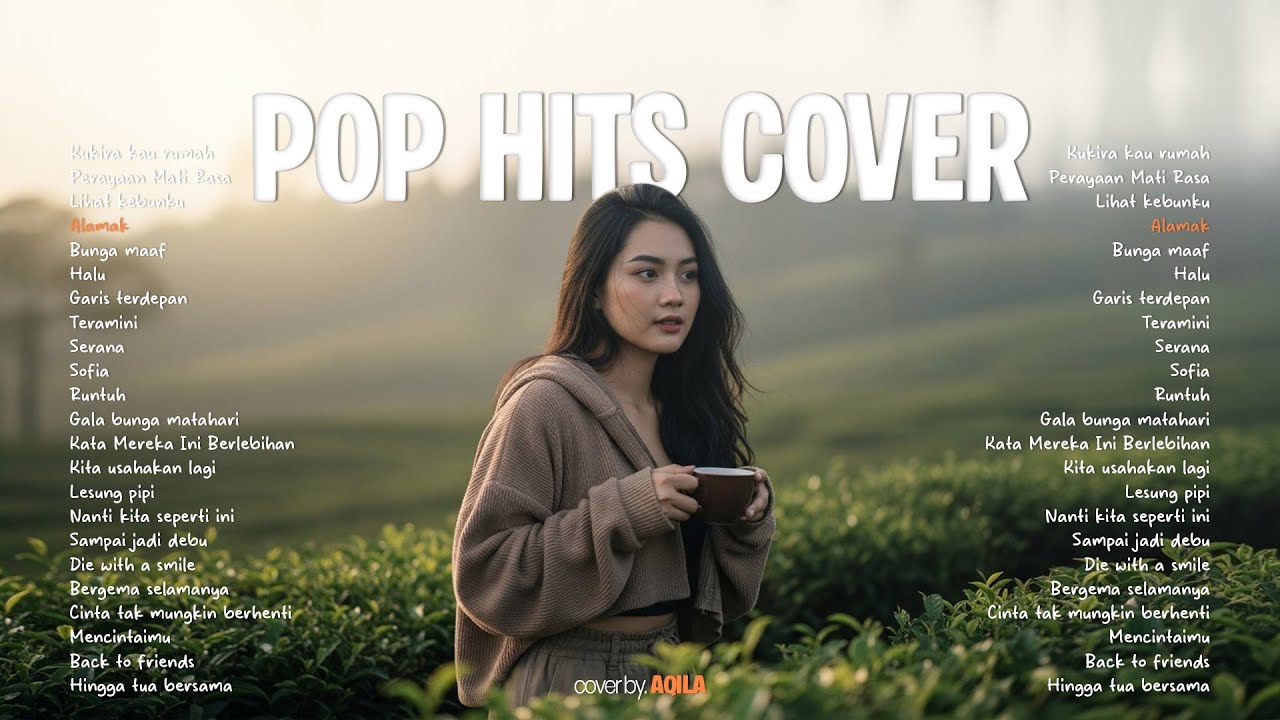🎧☕Top Pop Hits Cover - 25 Lagu Viral Pop Indonesia Full Album Cover by AQILA | Lihat kebunku, Alamak