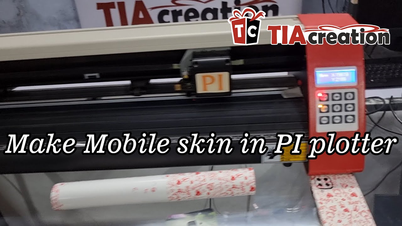 PI 721 - Make Mobile SKin from PI721 Model Plotter, Laptop Skin making Software, 9H Glass Cutting
