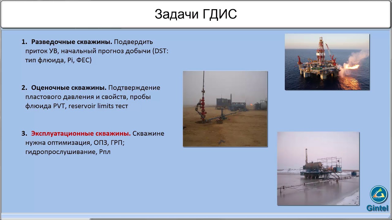 Интерпретация данных ГДИС