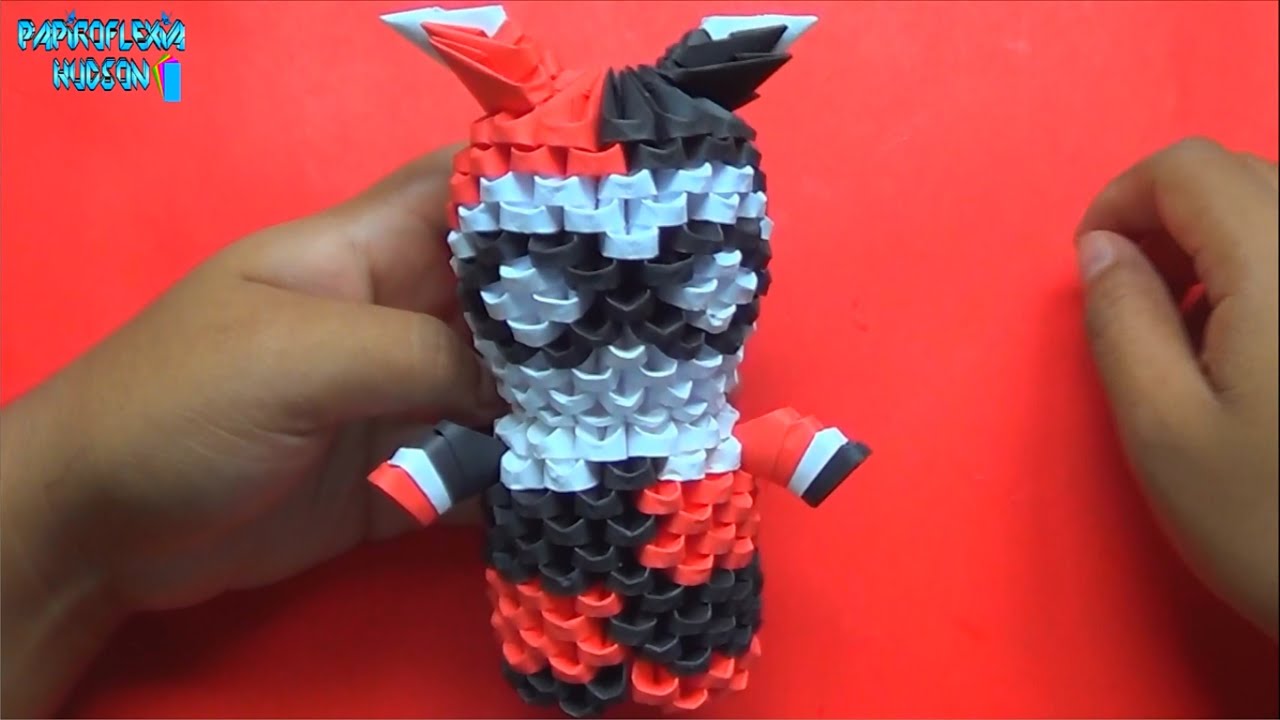 Origami 3D Mini Harley Quinn