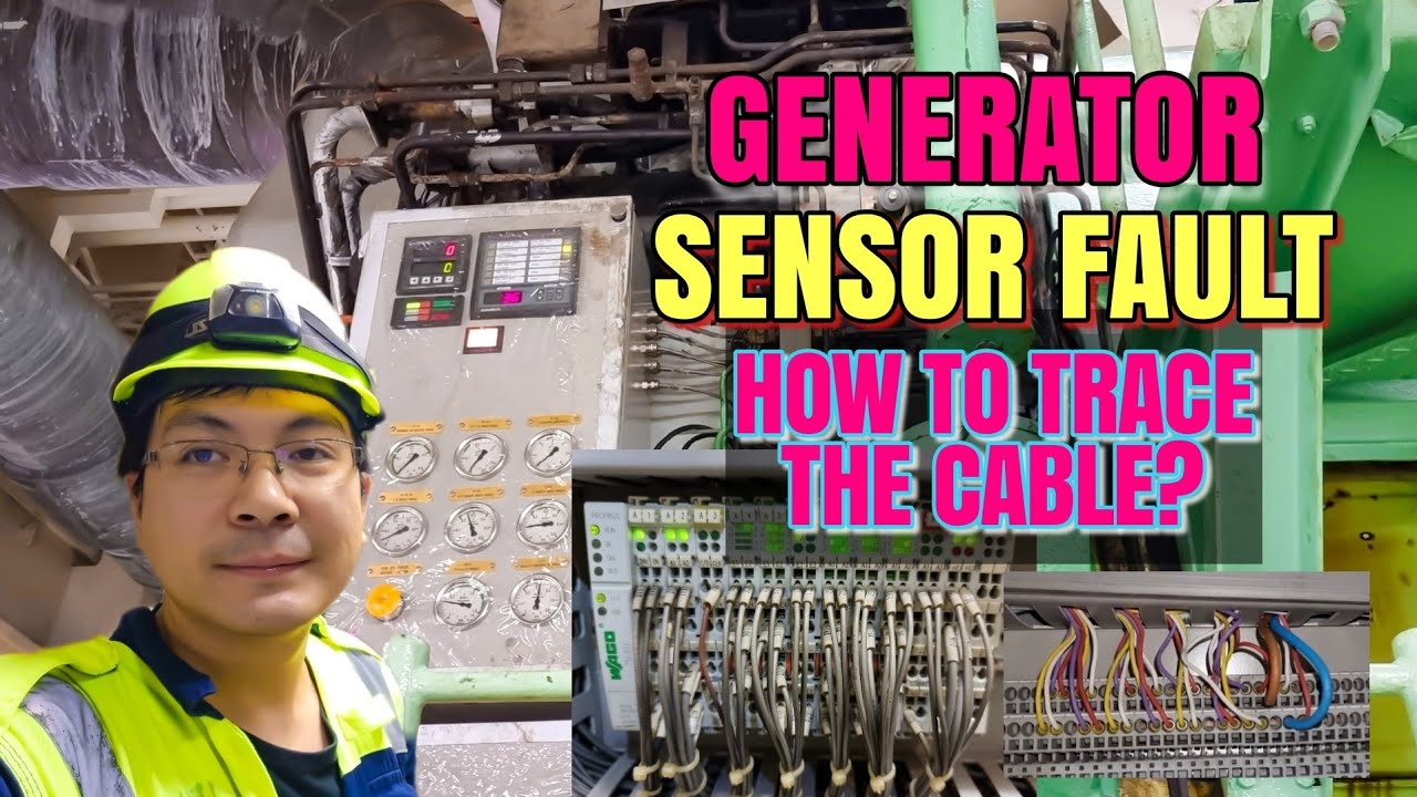 GENERATOR SENSOR FAULT ALARM, HOW TO TRACE WIRING DIAGRAM? | Marine Electrician