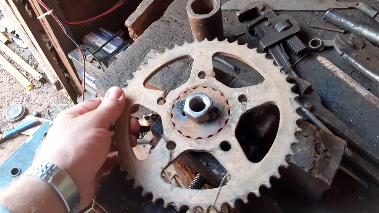Adaptando engenho manual para motor elétrico