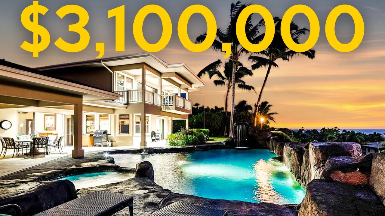 Amazing Pool, 6 Bedrooms, and a sweeping Ocean View- Hawaii Real Estate