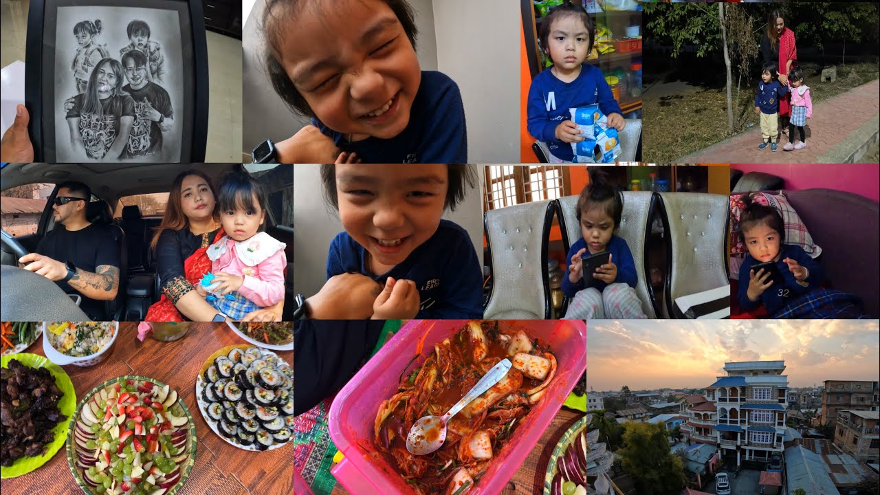 Angang amam mam lounare ngacd nupina mamaga nupana mapaga|1day vlog😅