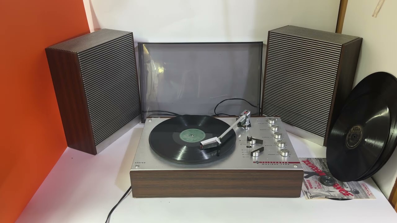Giradischi Telefunken Musikus 1080 prova 78 giri
