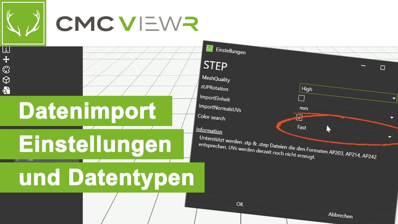Datenimport, Einstellungen und Dateitypen - ViewR Core Tutorial