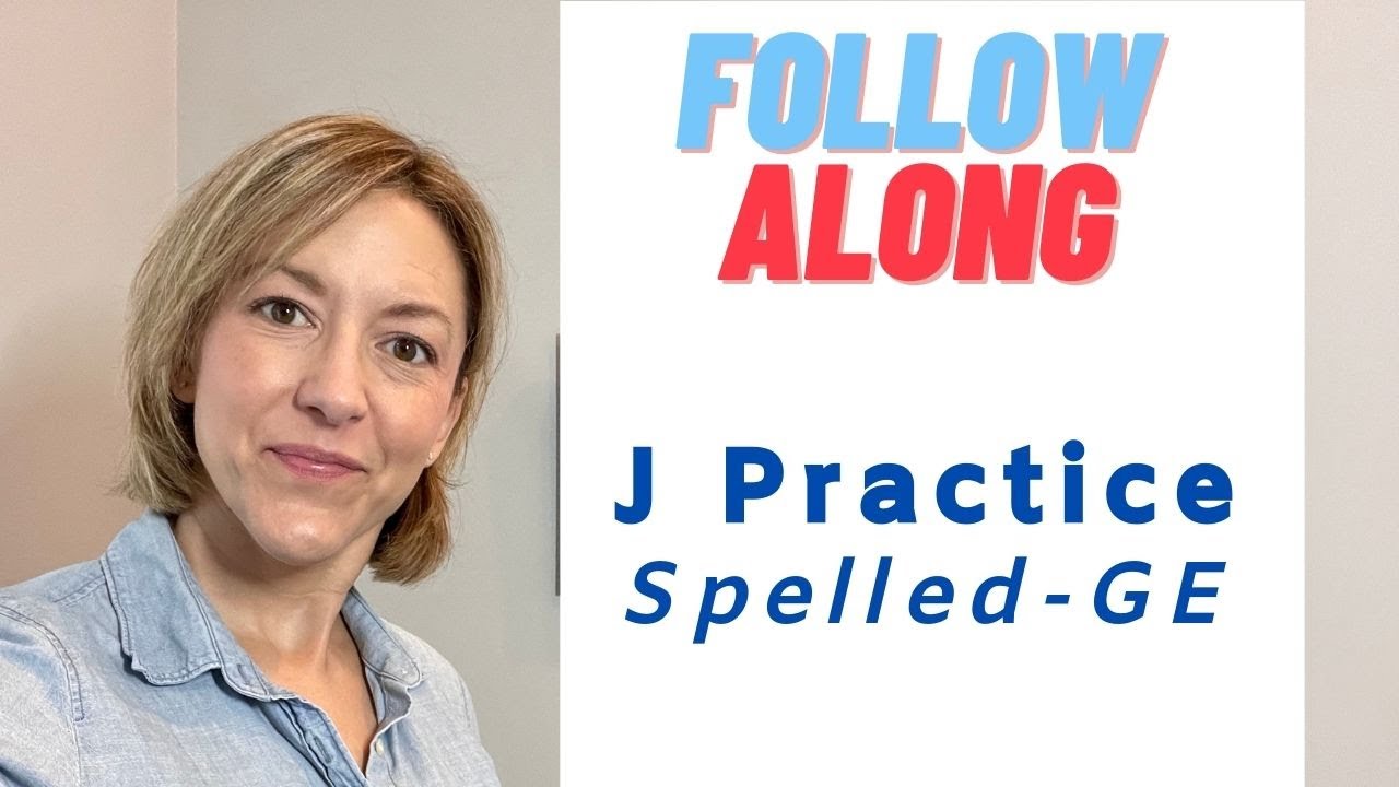 Learn to Read & Pronounce the J Sound Spelled GE - English Pronunciation Follow Along Daily Practice