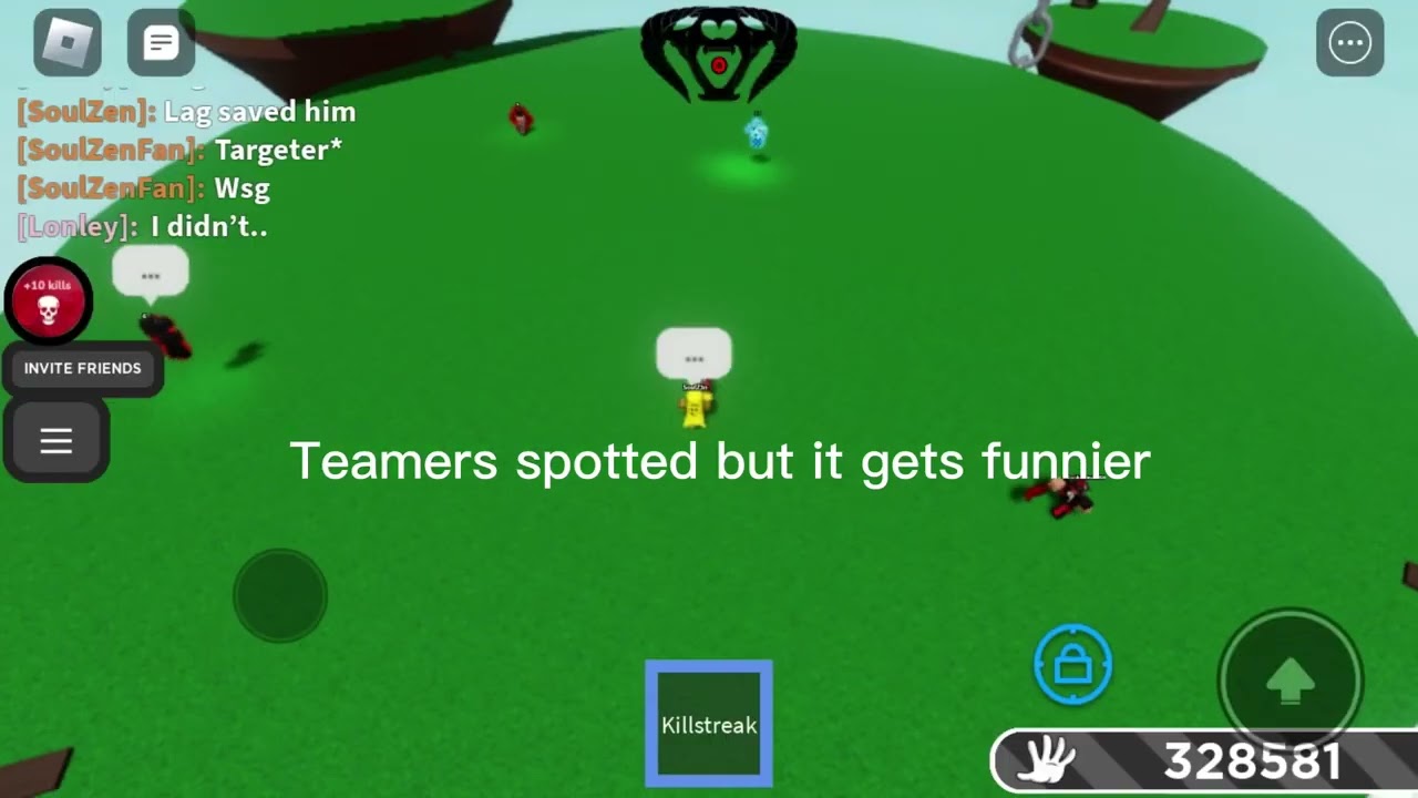 [Slap battles] Teamers get recked