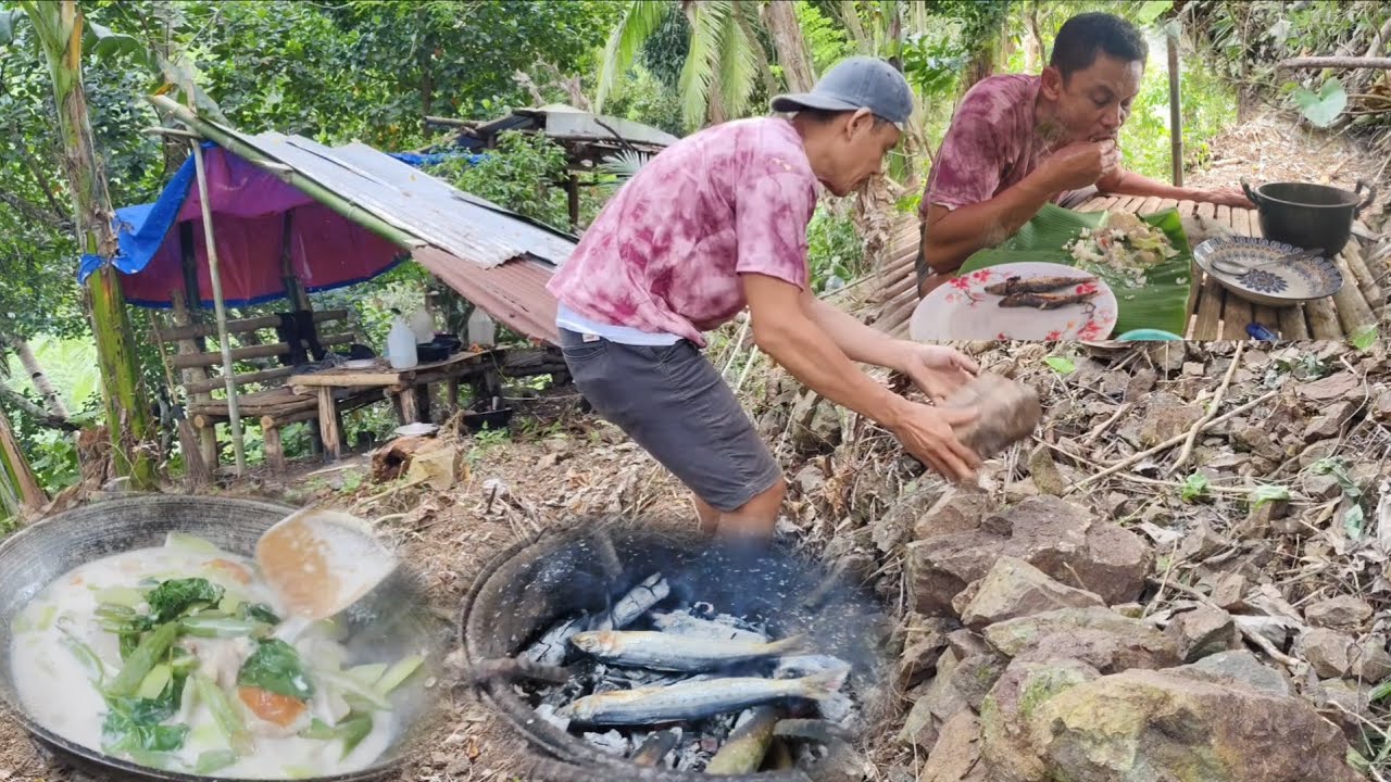 Buhay magsasaka ang sarap nang pakiramdam  simpol life cooking gulay ginataan