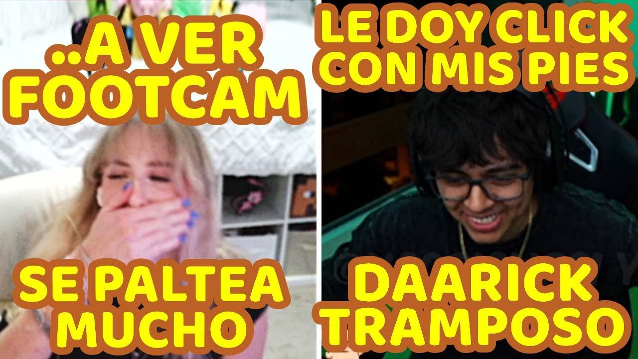 GOL DE MEWDEW PIDE CAMARA DE LOS PIES DE DAARICK, SE PALTEA, TEST DE CLICKS, DAARICK TRAMPOSO |SUB