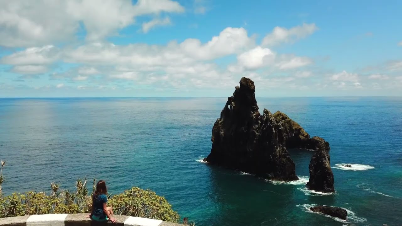 Randonnée à Madere vue du ciel (filmé en drone)