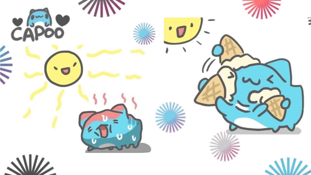 Funny bug cat Capoo Comics with twisted ending
