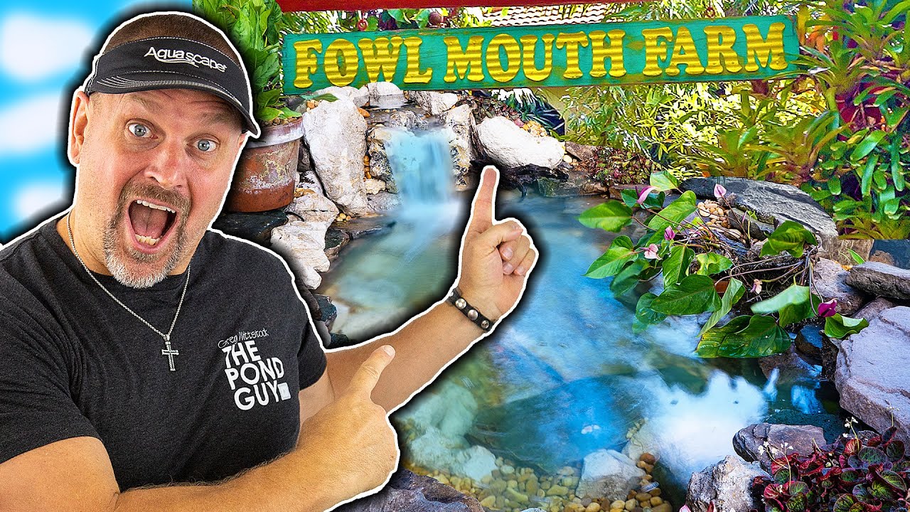 The Pond Guy Gives Fowl Mouth Farm A New Pond!