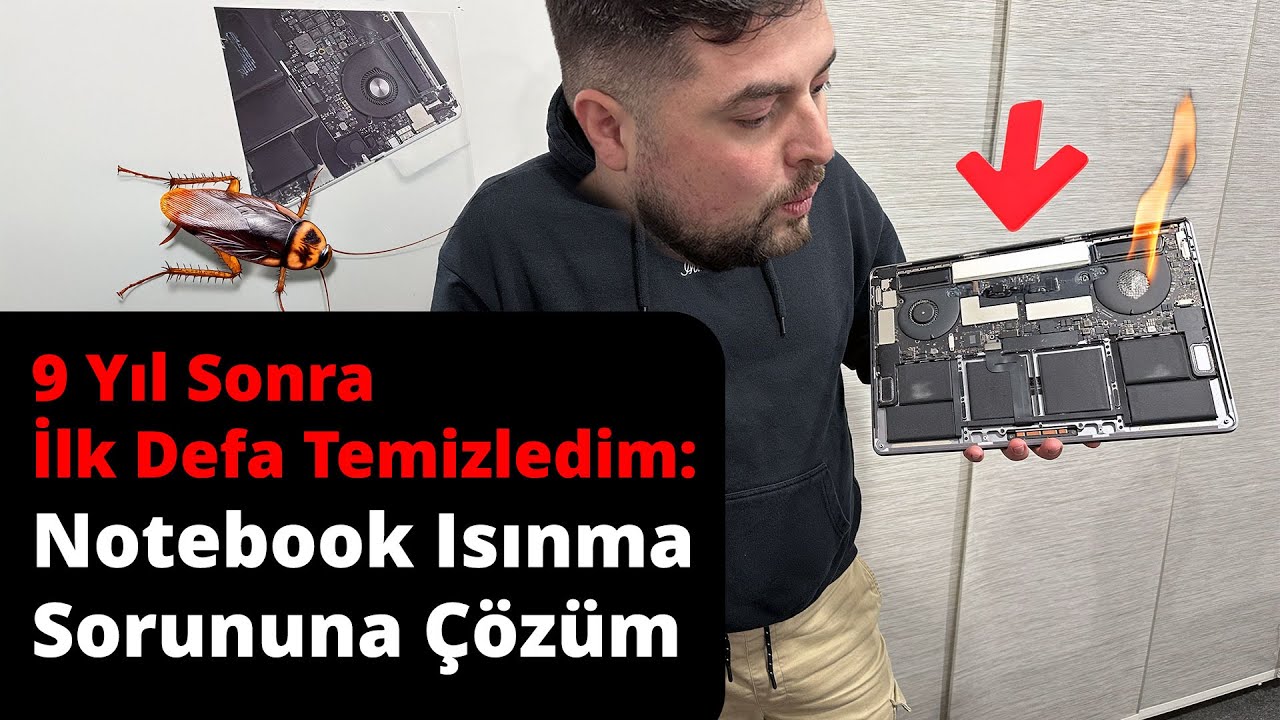 Laptop Nasıl Temizlenir - 9 Yıldır Temizlenmemiş Termal Macun Değişimi