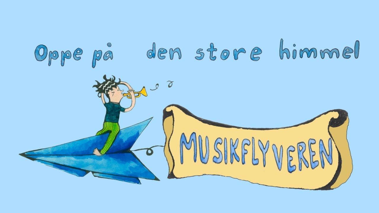 Rolig aftenmeditation for børn / Oppe på den store himmel med Musikflyveren