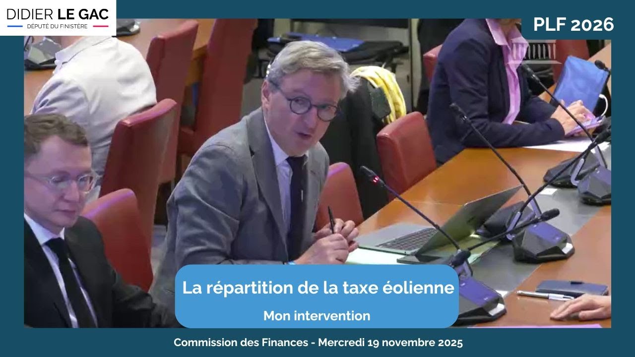 PLF 2026 - Répartition de la taxe éolienne