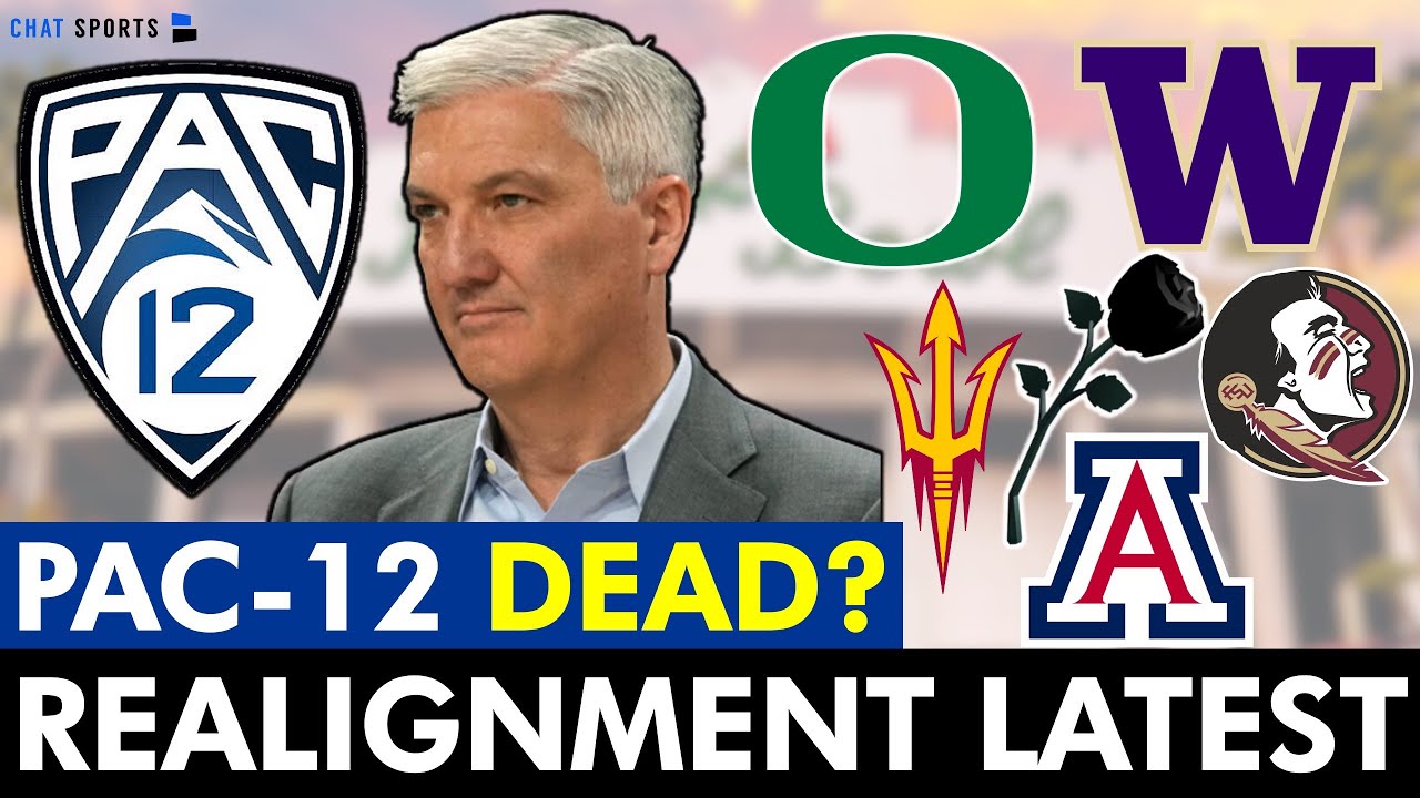 PAC-12 DEAD? College Football Realignment CHAOS: Oregon & Washington To Big Ten? Arizona To Big 12?