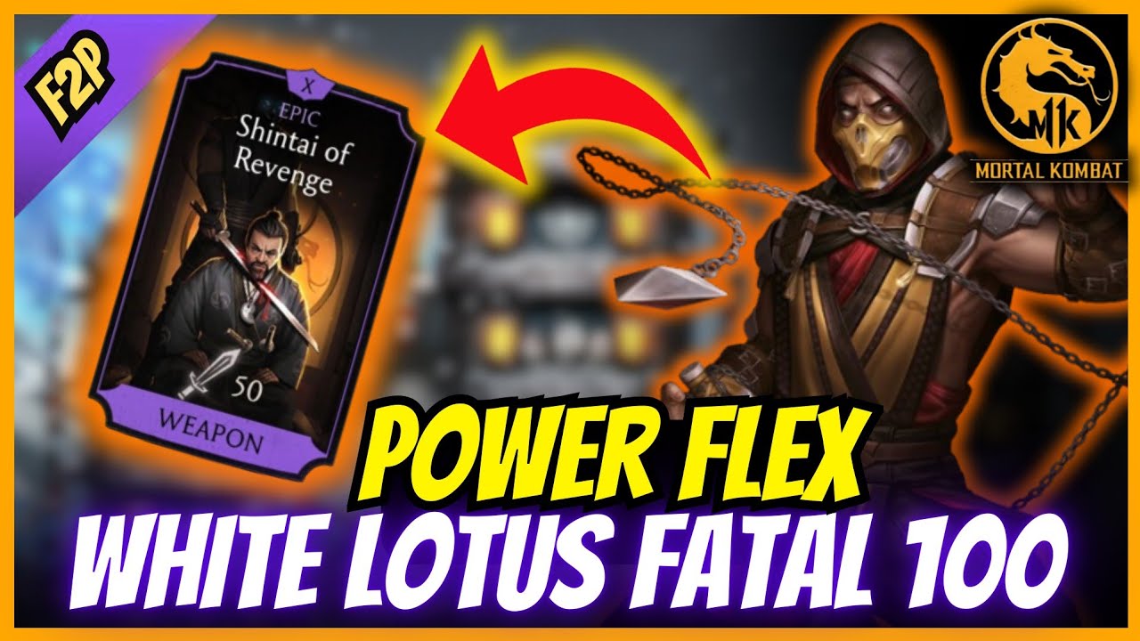 White Lotus Tower FATAL 100 Cleared | Pure Fight & Power Flex | MK Mobile