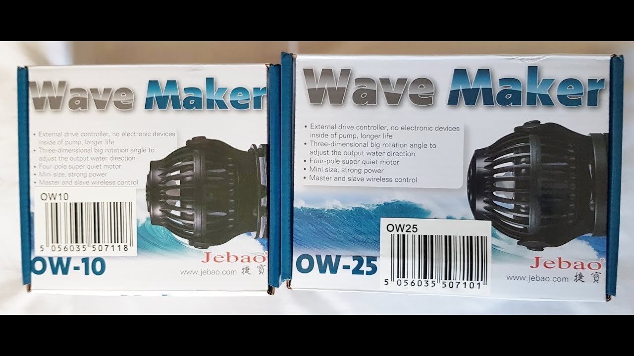 Jebao OW-10 VS OW-25 Unboxing