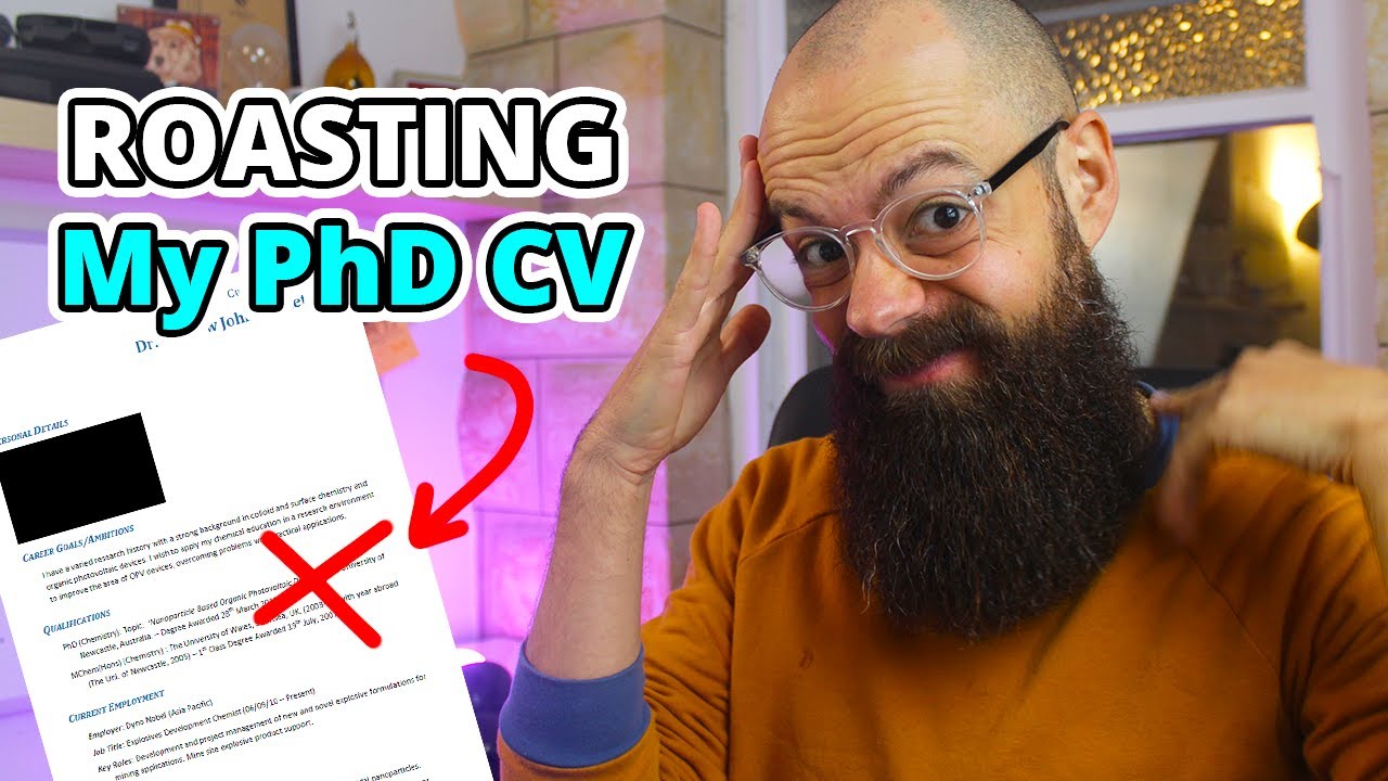 The CV that got me my first university job [All the MISTAKES]