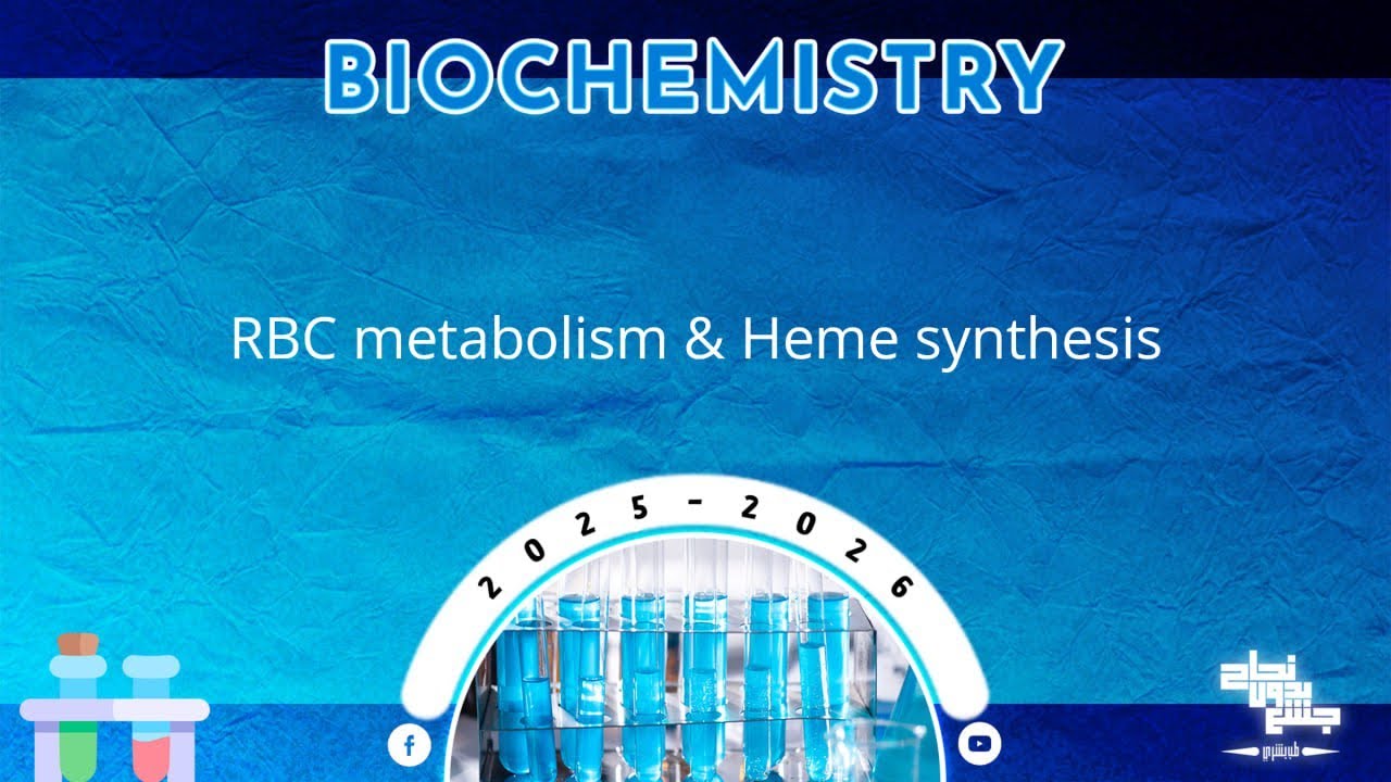 L1: RBC metabolism and heme synthesis; Biochemistry 