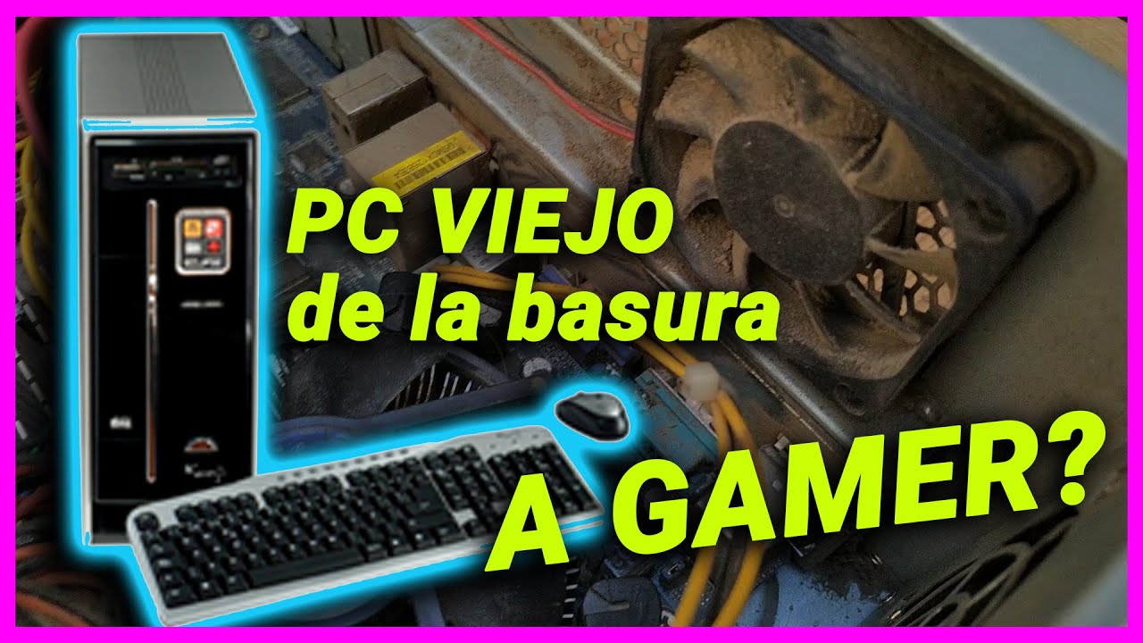 Saco una joya de la basura💎 Como desarmar y armar mi PC de escritorio y revivir computadora vieja ⏱️