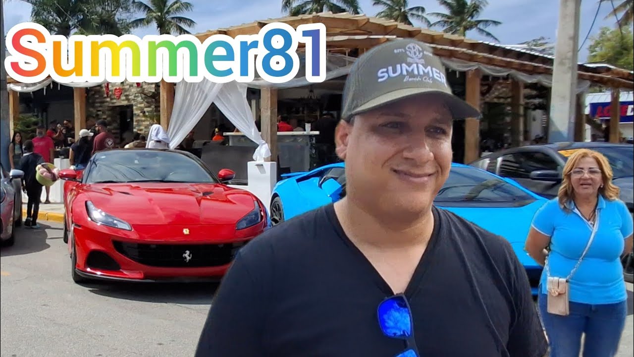 REALIZAN EXHIBICIÓN DE AUTOS ALTA GAMA EN RÍO SAN JUAN. 