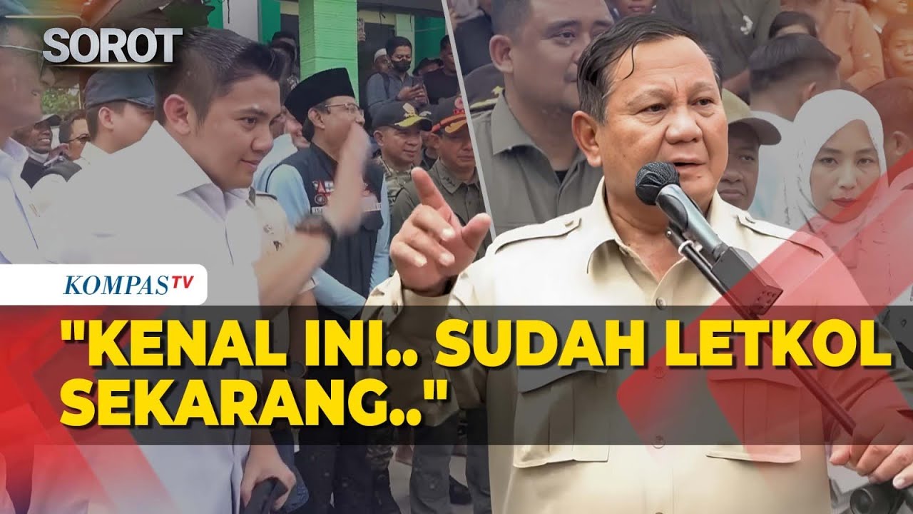 Saat Presiden Prabowo Koreksi Warga Kala Kenalkan Seskab Teddy: Salah, Sudah Letkol Sekarang..