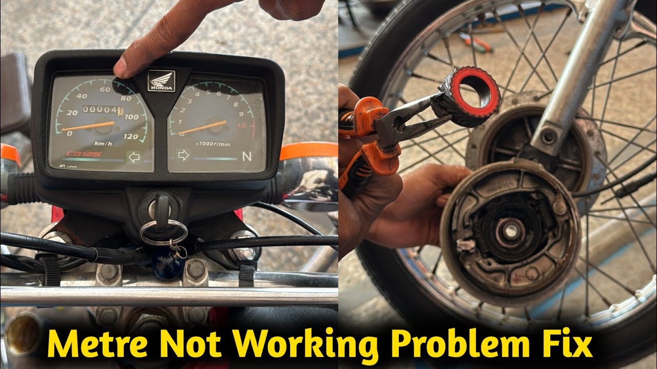Honda CG 125 Meter Not Working Problem Fix | Speedometer Needle Not Working | Meter Gear Replacement