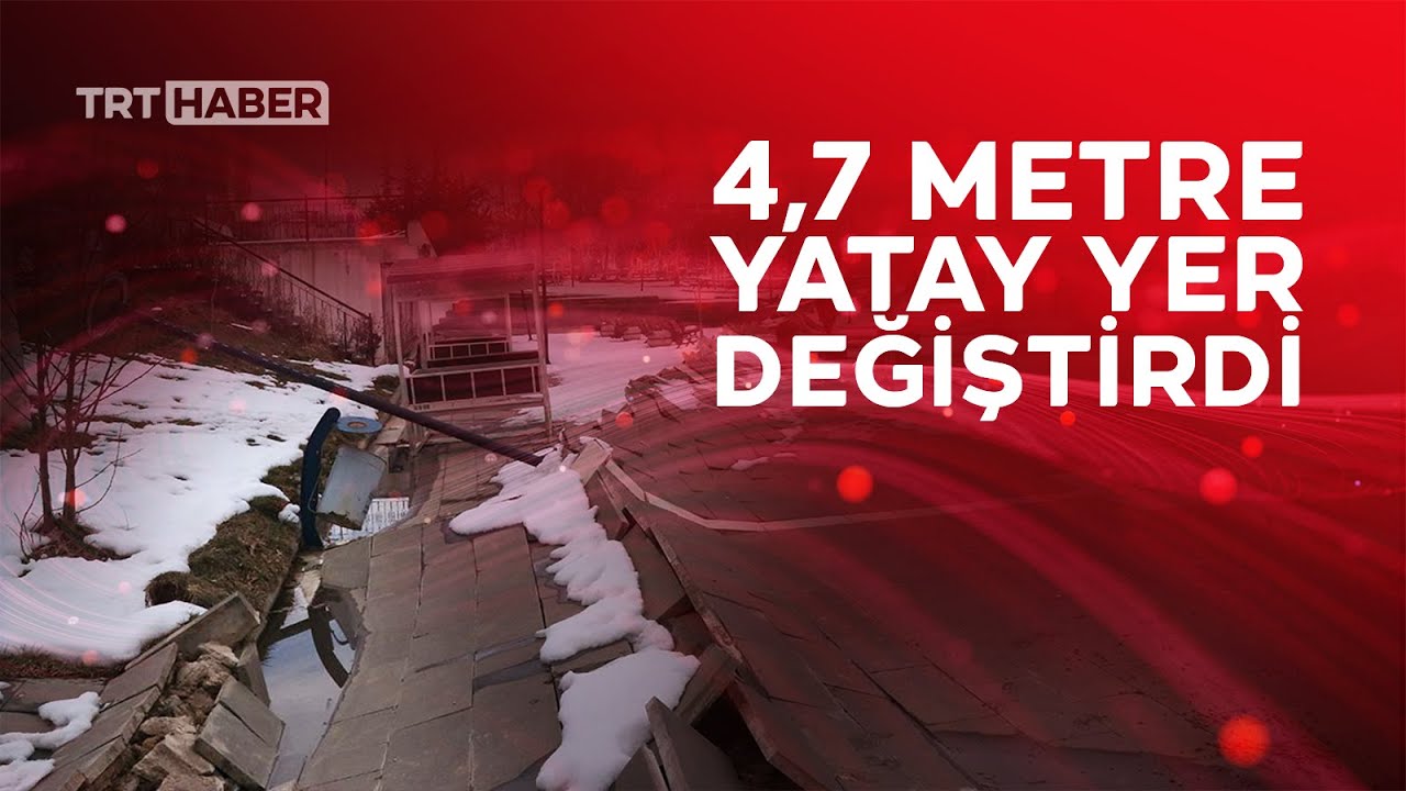 Depremde en büyük yer değiştirme Ekinözü'nde oldu