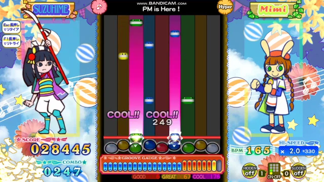 【ハーフスピード】PM is Here！（Ｈ）Lv39　ポップンミュージック　ライブリィ