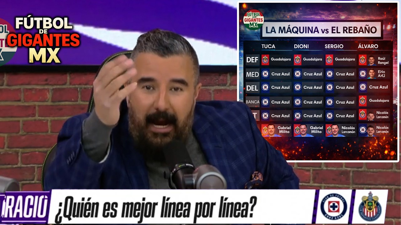 ¡Chivas ES MEJOR LINEA POR LINEA que Cruz Azul! Alvaro MORALES Ardido por el REBAÑO