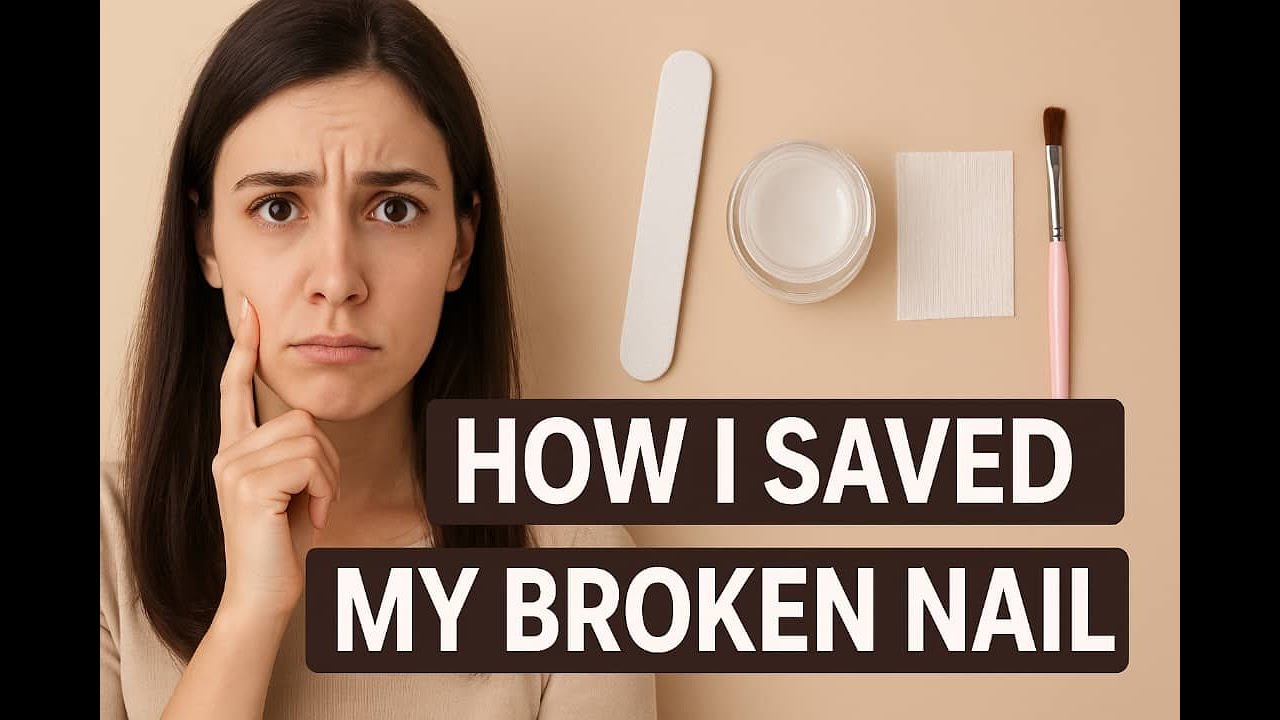 «طريقة إنقاذ الظفر المكسور للمبتدئات | Beginner’s Guide: Saving a Broken Nail»