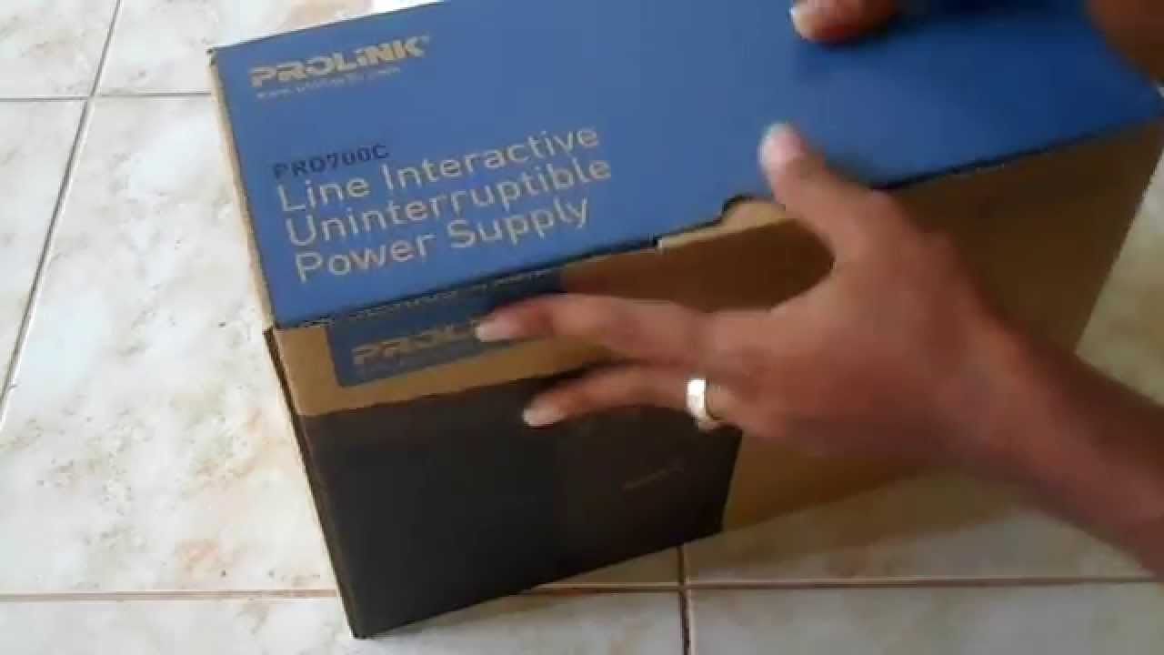 Prolink Pro700c UPS Unboxing