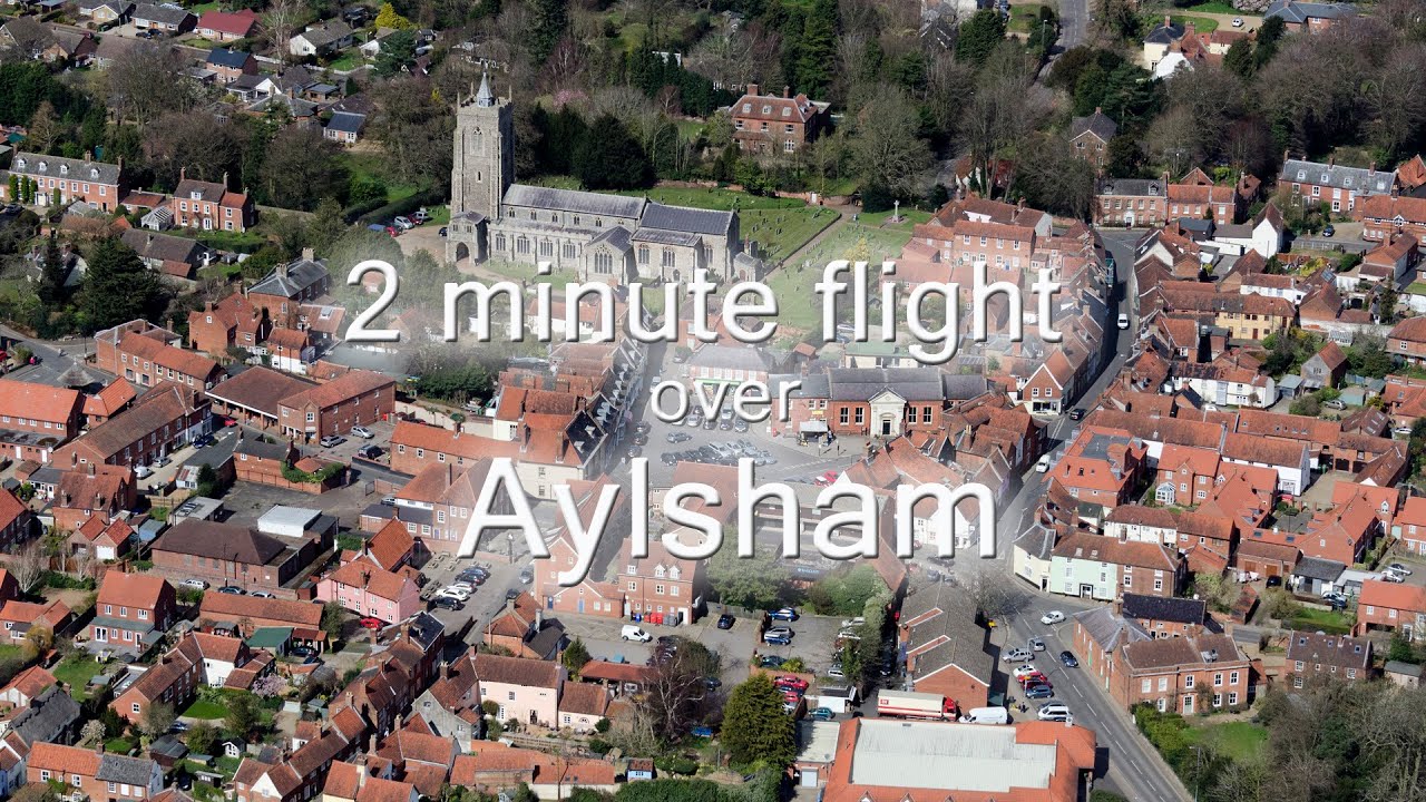 Flight over Aylsham