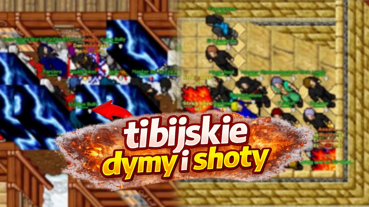 Tibijskie Najlepsze zabawne akcje, dymy i dentki w Tibii!!