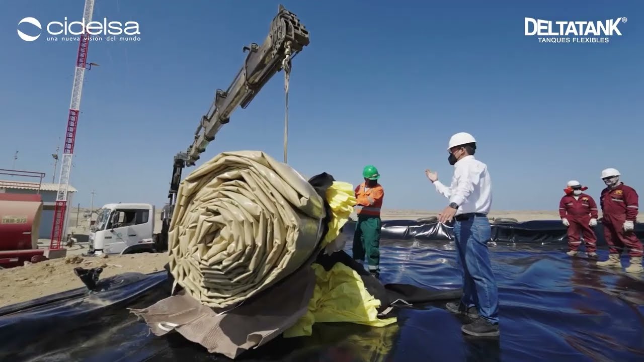 Tanques flexibles Cidelsa: la solución innovadora para el almacenamiento a gran escala.