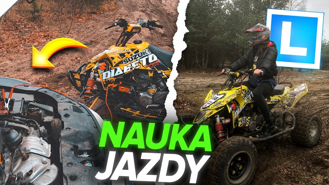 JEJ PIERWSZY RAZ, czyli nauka jazdy na quadzie
