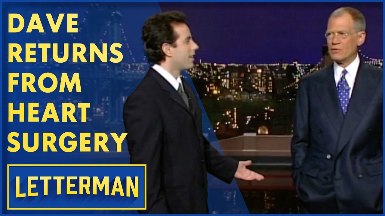 Dave's First Show After Heart Bypass Surgery | David Letterman