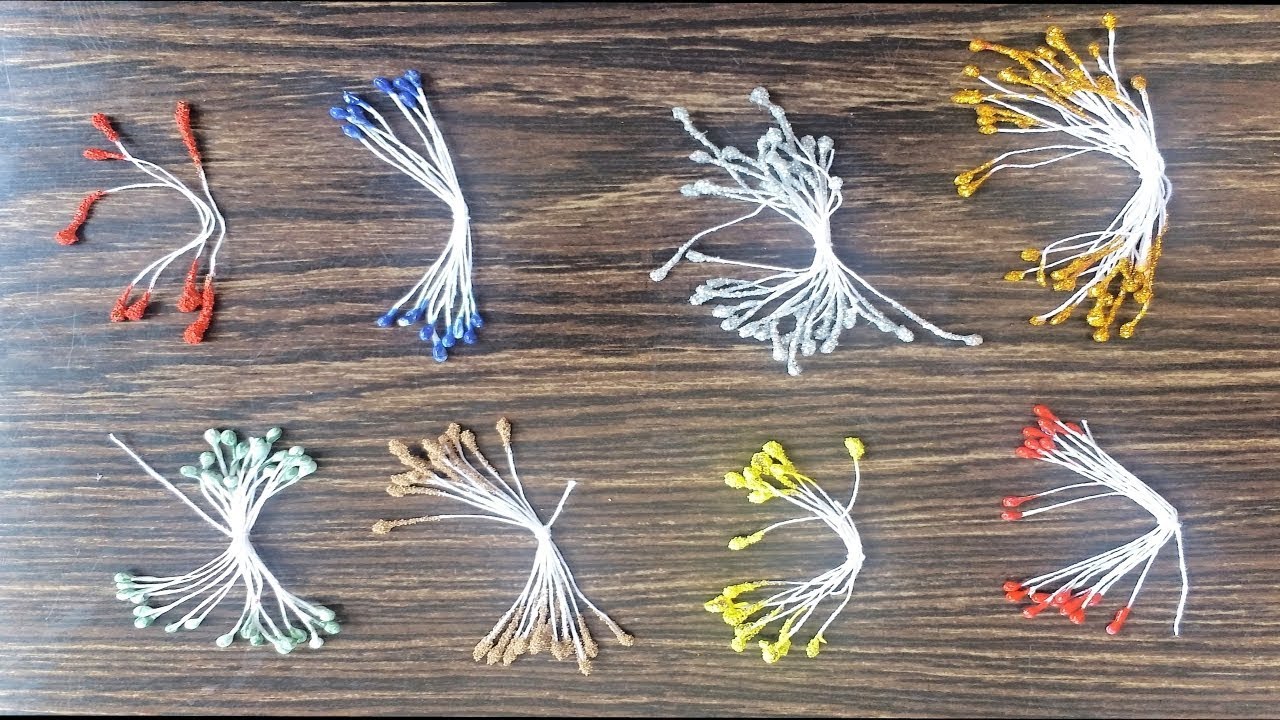 DIY of making artificial flower stamen | Best out of Waste