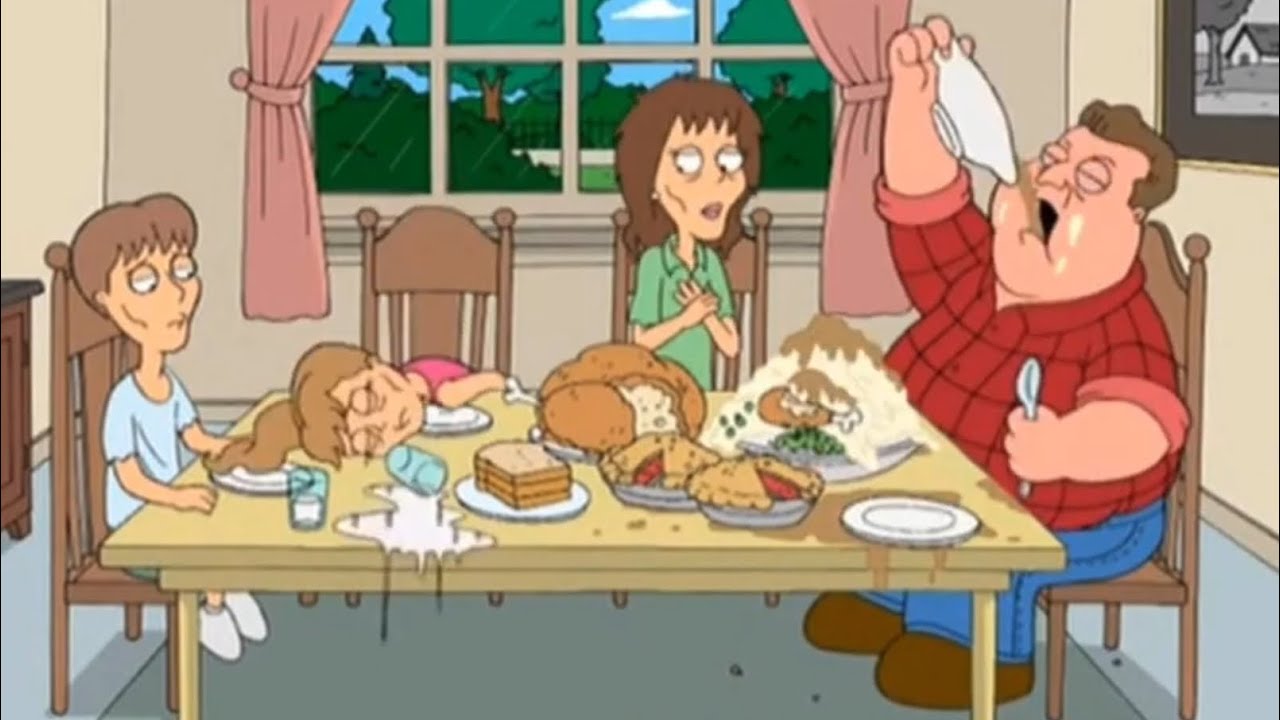 Family guy calling John Goodman obese