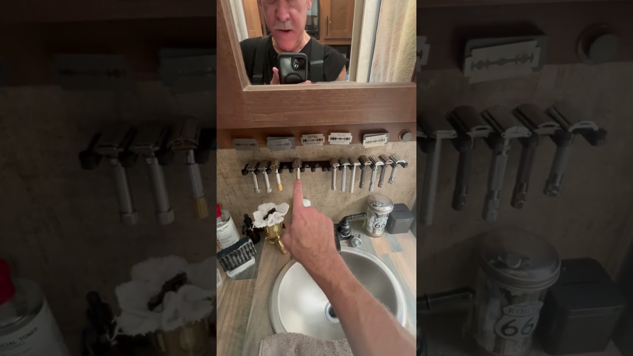 My wet shave den is coming together!