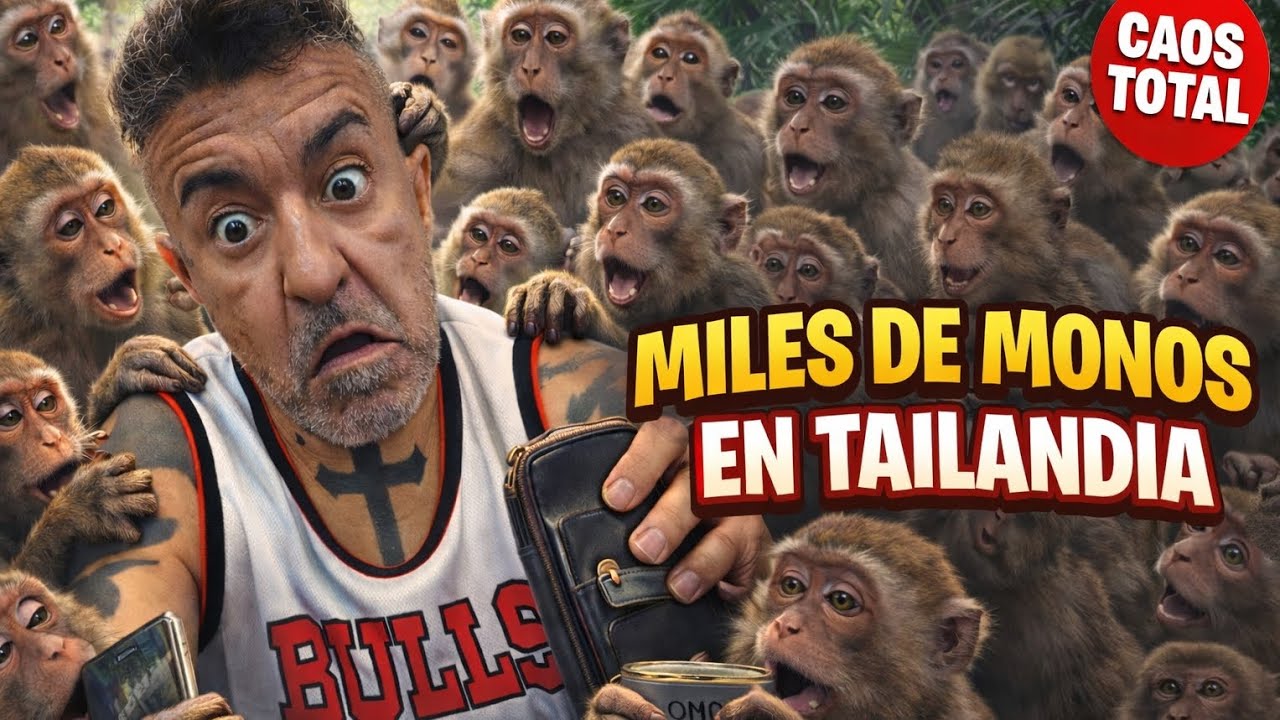 MILES DE MONOS EN TAILANDIA 🇹🇭 | Experiencia real en el templo de los monos ....