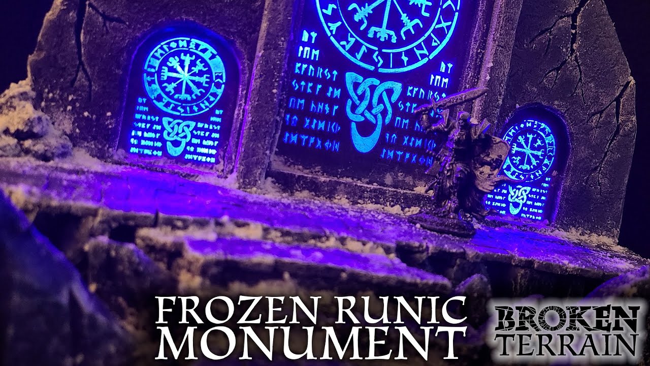 Frozen Runic Monument