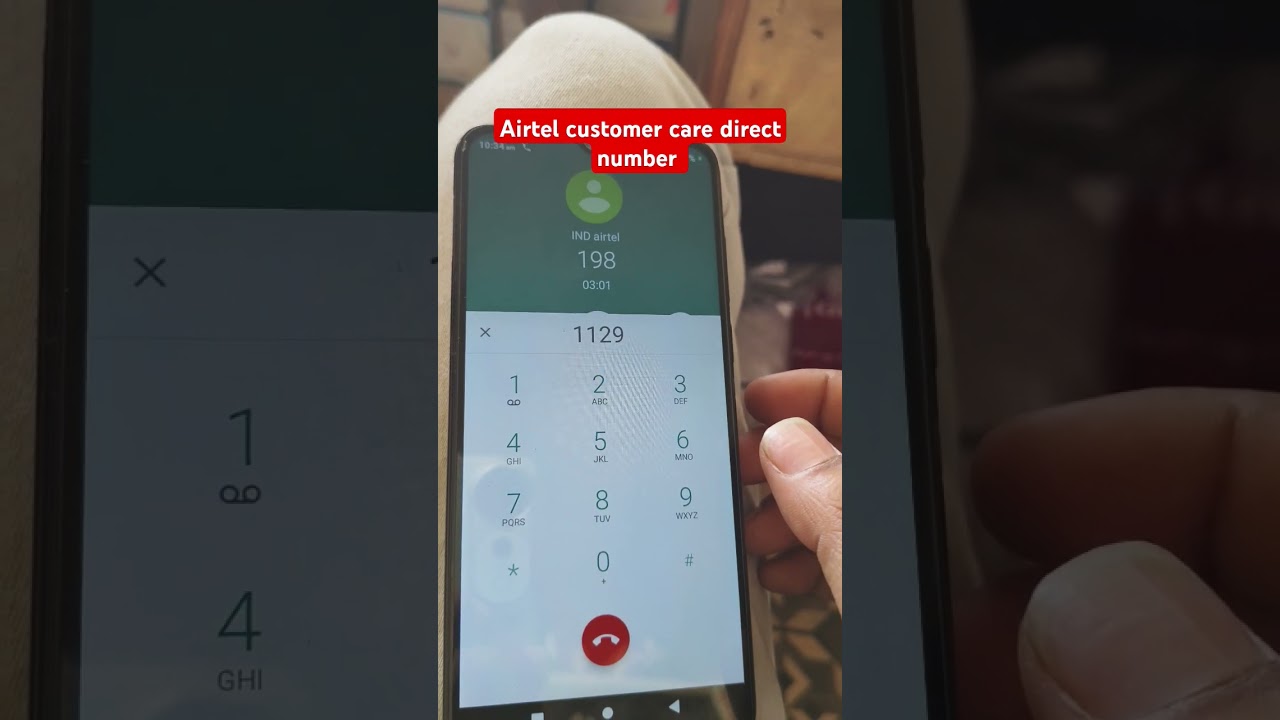 Airtel customer care direct number