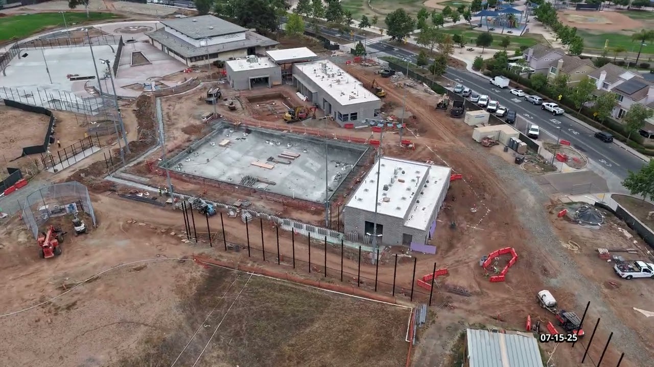 Hyperlapse Mira Mesa Rec Center Construction July 2025